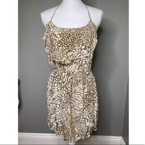 Parker animal print silk dress